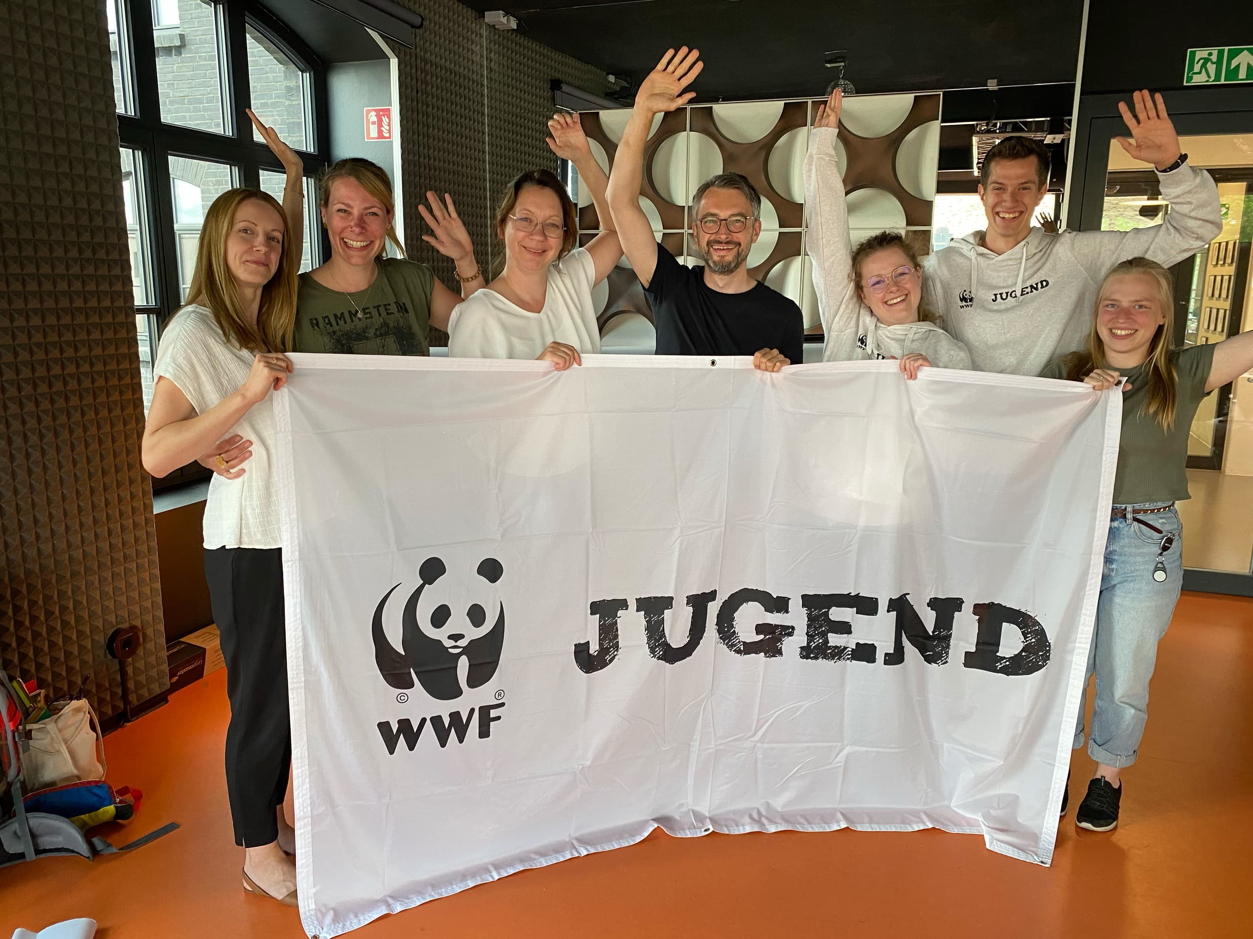 Teamfoto Workshop WWF Jugend x MUUUH!