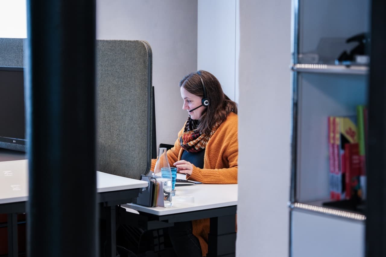 Muuuh! Stock Telefon Callcenter Kundenservice