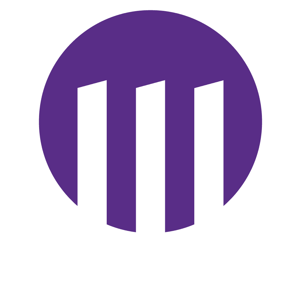 Brückenpfeiler Logo Square 2022 Neg