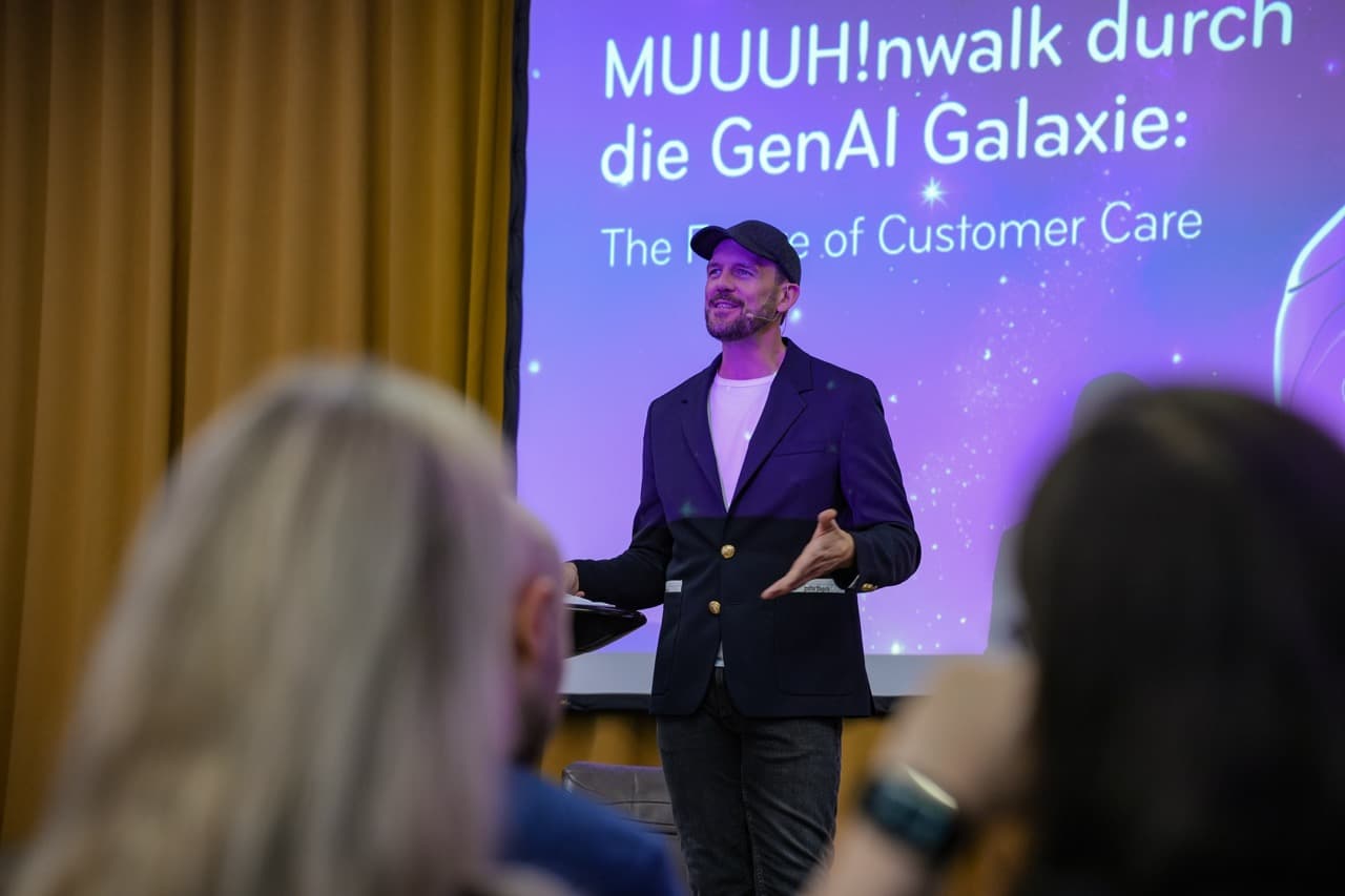 Vortrag beim MUUUHnwalk-Event zur GenAI-Zukunft im Customer Service