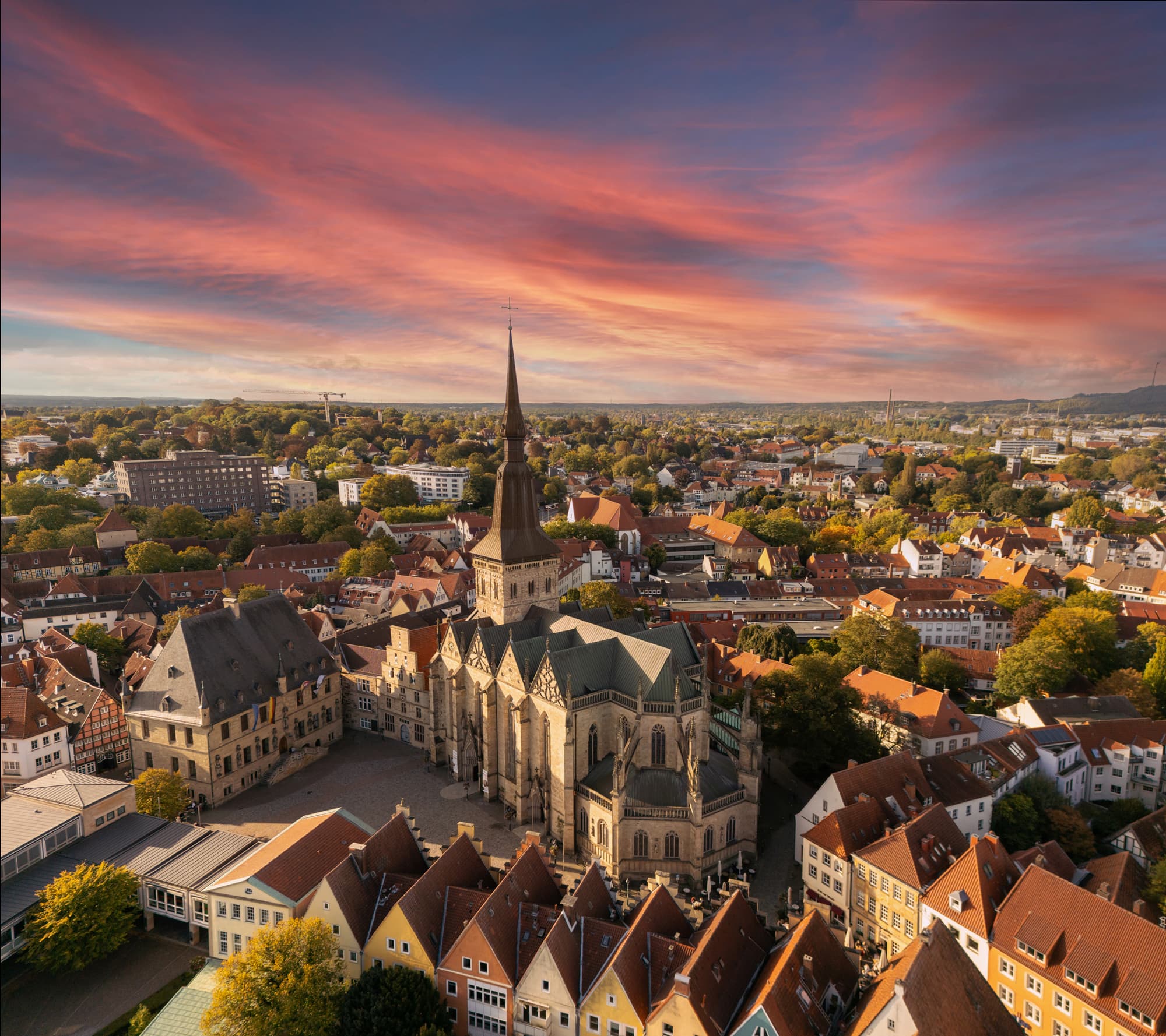Muuuh Case Stadt Osnabrueck Panorama Marktplatz Osnabrueck Ret Quer