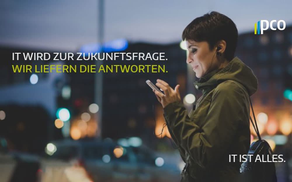IT WIRD ZUR ZUKUNFTSFRAGE. WIR LIEFERN DIE ANTWORTEN. IT IST ALLES.