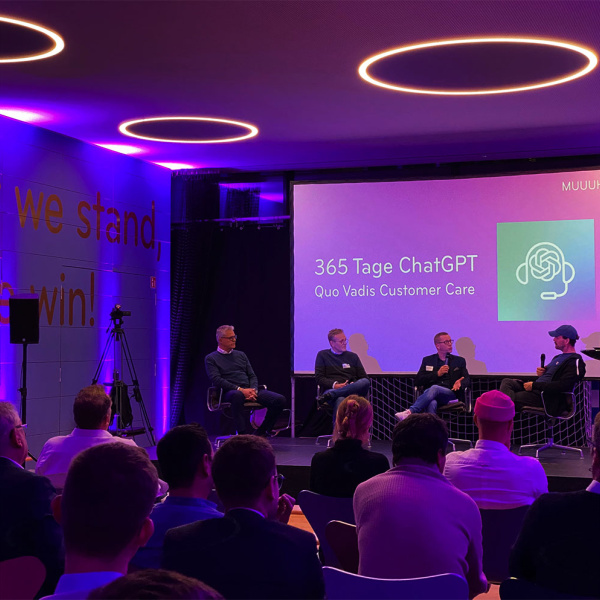 Foto vom letzten AI-Event bei MUUUH! - Panel-Talk mit AI Experten