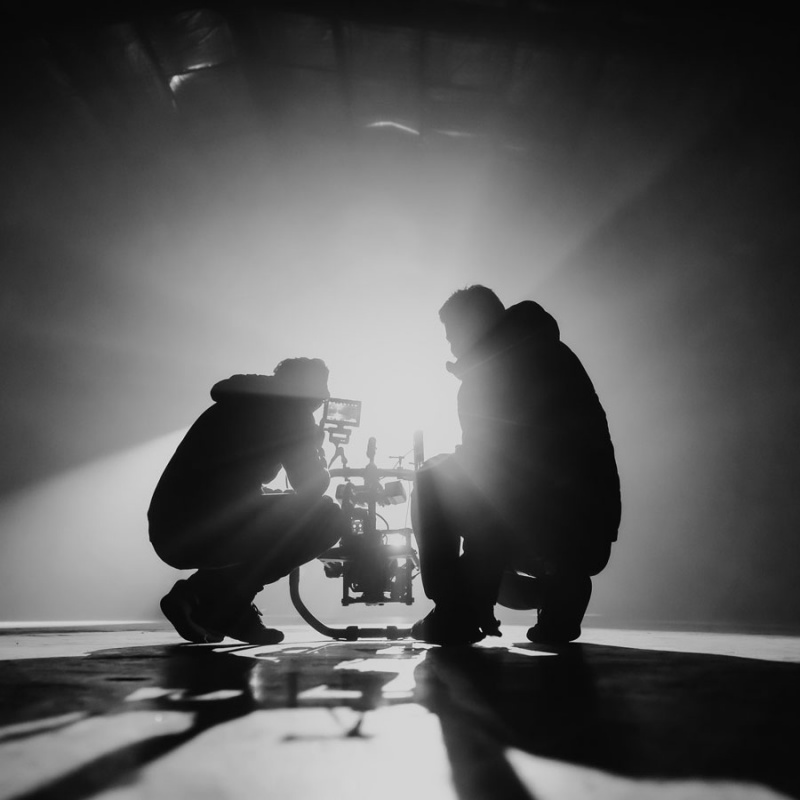 Team bei Videodreh