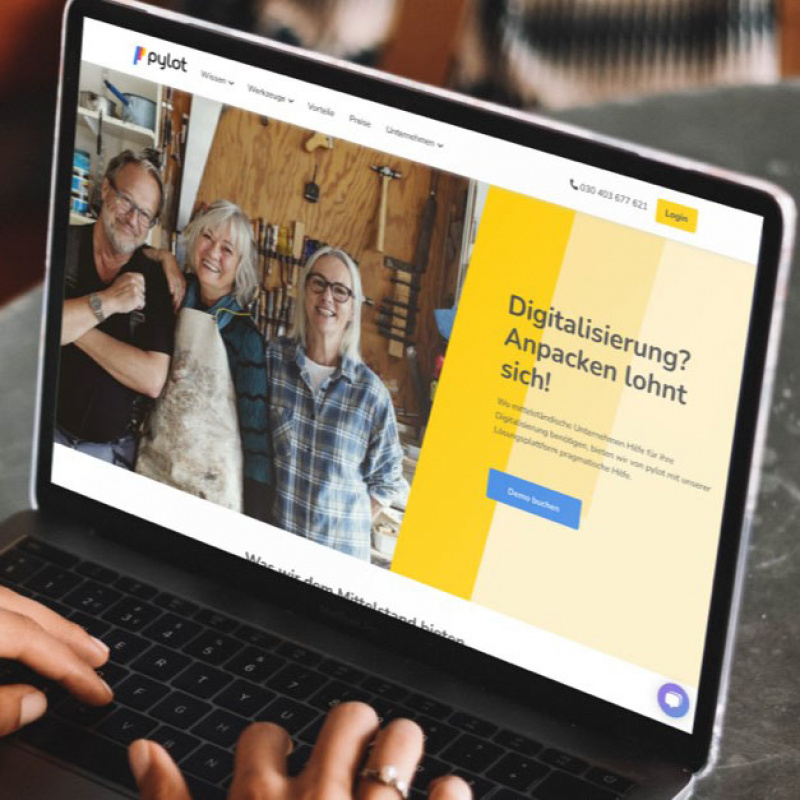 Website Case pylot quadrat