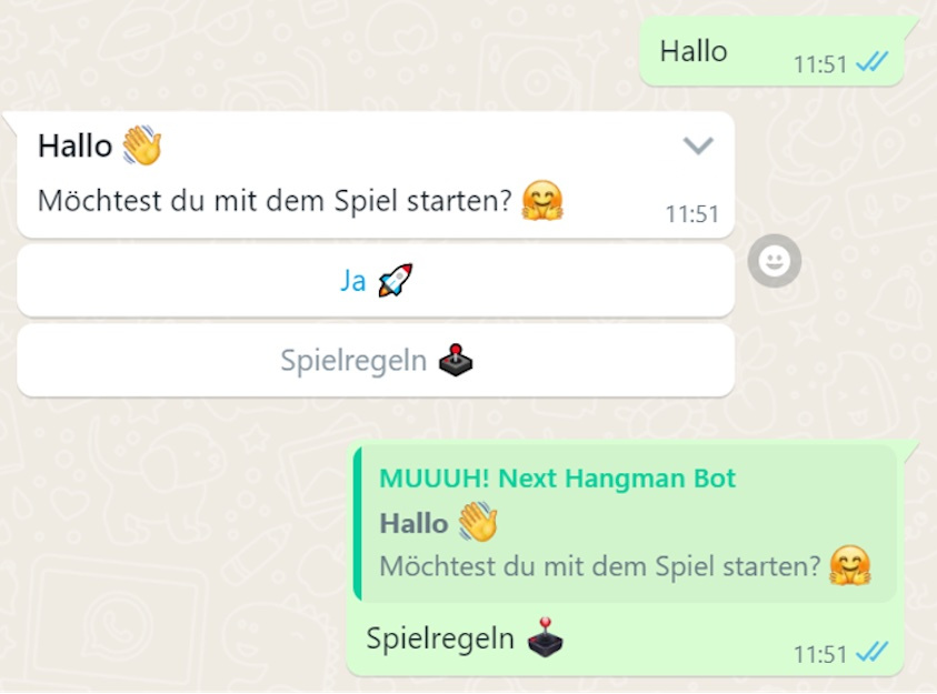 Spielstart hangman